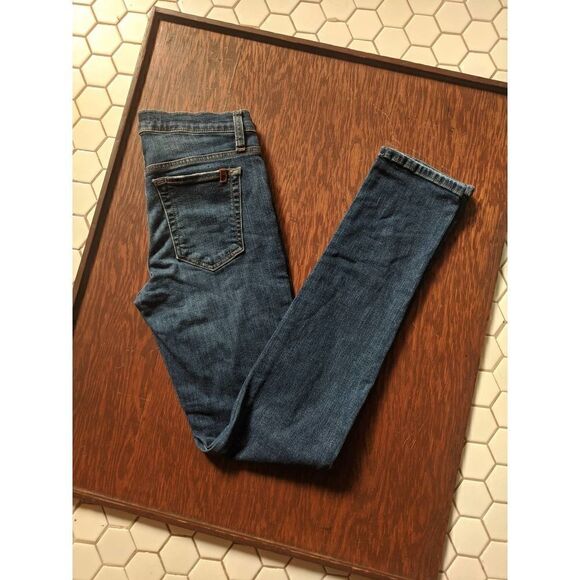 Joe's Jeans Lexia Straight Leg Skinny Medium Wash 25 - Picture 2 of 10